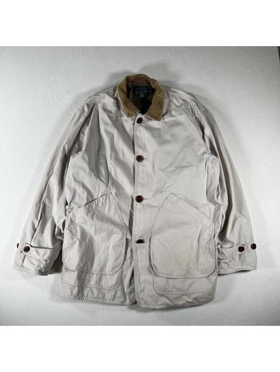 J. Crew Other - Vintage Y2K J.Crew Pea Barn Coat Corduroy Collar